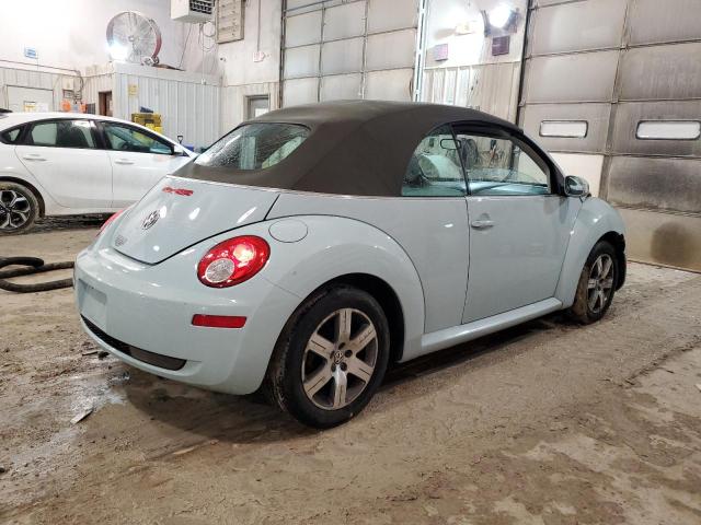 3VWRF31YX6M325270 - 2006 VOLKSWAGEN NEW BEETLE CONVERTIBLE OPTION PACKAGE 1 BLUE photo 3