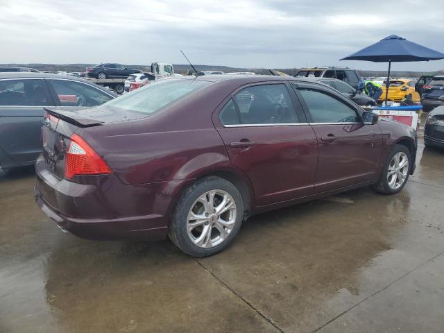 3FAHP0HA3CR246532 - 2012 FORD FUSION SE BURGUNDY photo 3