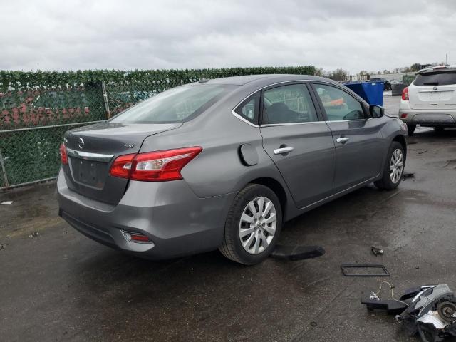 3N1AB7AP4HL636117 - 2017 NISSAN SENTRA S GRAY photo 3