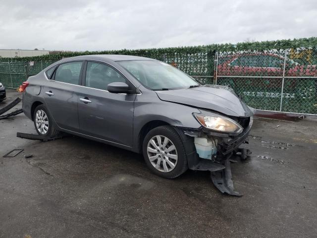 3N1AB7AP4HL636117 - 2017 NISSAN SENTRA S GRAY photo 4