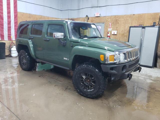 5GTDN136X68107309 - 2006 HUMMER H3 GREEN photo 4