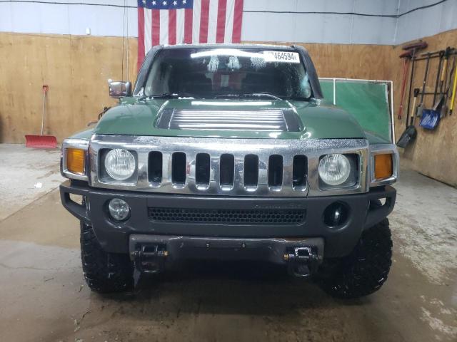 5GTDN136X68107309 - 2006 HUMMER H3 GREEN photo 5