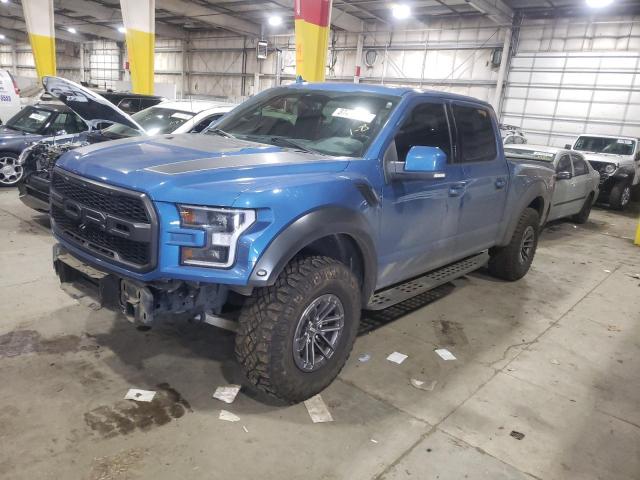 1FTFW1RG5KFB68456 - 2019 FORD F150 RAPTOR BLUE photo 1