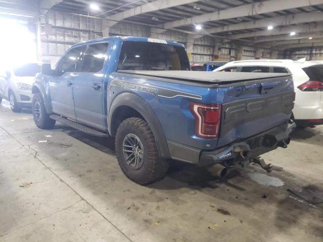 1FTFW1RG5KFB68456 - 2019 FORD F150 RAPTOR BLUE photo 2