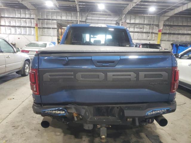 1FTFW1RG5KFB68456 - 2019 FORD F150 RAPTOR BLUE photo 6