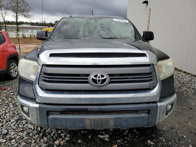 5TFRY5F12EX157833 - 2014 TOYOTA TUNDRA DOUBLE CAB SR/SR5 BLACK photo 5