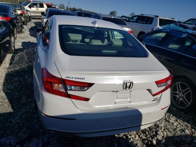 1HGCV2F91MA000073 - 2021 HONDA ACCORD TOURING WHITE photo 6