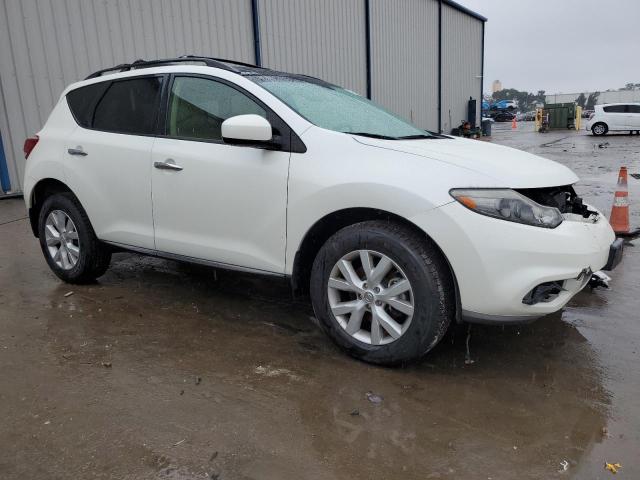 JN8AZ1MW0CW238970 - 2012 NISSAN MURANO S WHITE photo 4