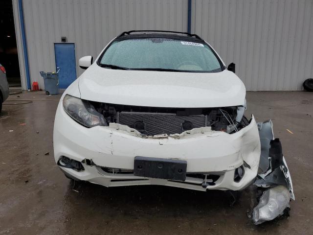 JN8AZ1MW0CW238970 - 2012 NISSAN MURANO S WHITE photo 5