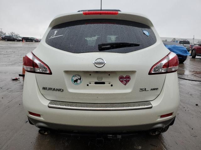 JN8AZ1MW0CW238970 - 2012 NISSAN MURANO S WHITE photo 6