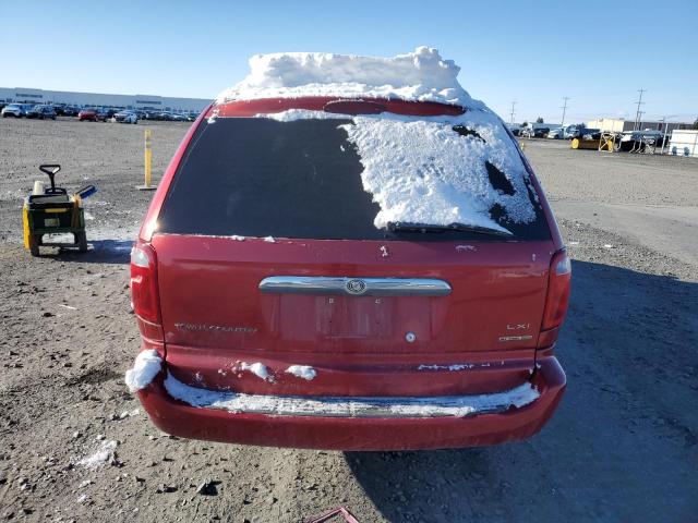 2C8GT54L63R234580 - 2003 CHRYSLER TOWN & COU LXI RED photo 6