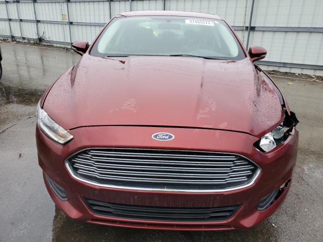 3FA6P0H75ER214308 - 2014 FORD FUSION SE RED photo 5