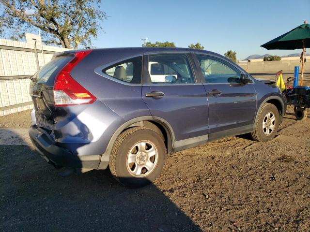 2HKRM3H31EH546084 - 2014 HONDA CR-V LX BLUE photo 3