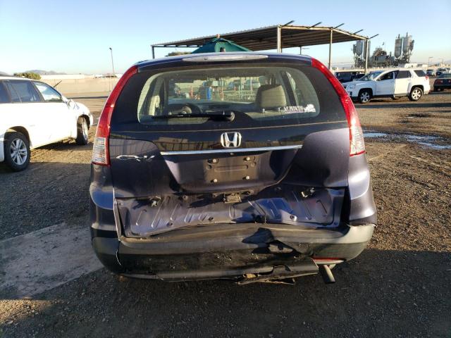 2HKRM3H31EH546084 - 2014 HONDA CR-V LX BLUE photo 6