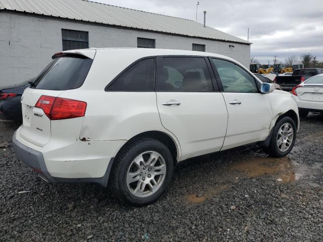 2HNYD28238H550562 - 2008 ACURA MDX WHITE photo 3