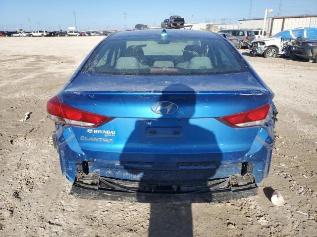 5NPD84LFXHH166767 - 2017 HYUNDAI ELANTRA SE BLUE photo 6