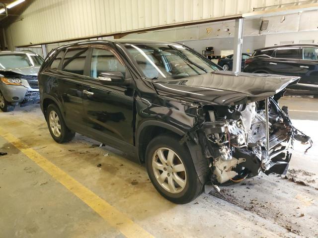 5XYKT3A18CG276661 - 2012 KIA SORENTO BASE BLACK photo 4