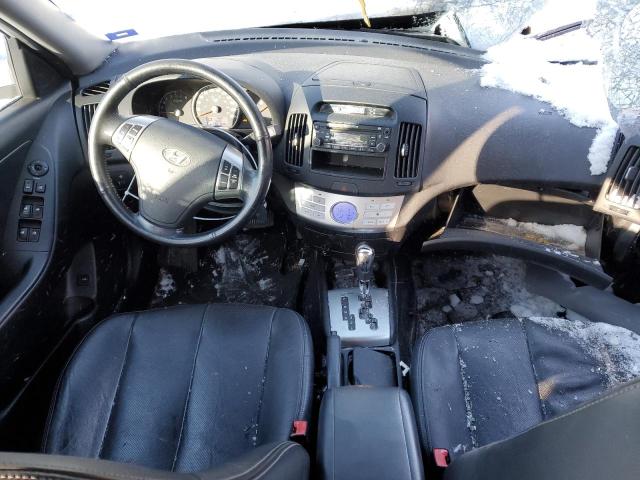 KMHDU4AD8AU990982 - 2010 HYUNDAI ELANTRA BLUE SILVER photo 8