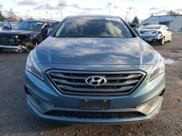 5NPE34AFXFH107463 - 2015 HYUNDAI SONATA SPORT BLUE photo 5