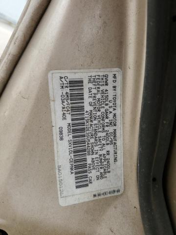 4T1SK12E3SU544288 - 1995 TOYOTA CAMRY LE TAN photo 12