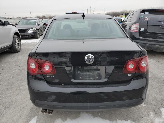 3VWRM71K68M082584 - 2008 VOLKSWAGEN JETTA SE BLACK photo 6