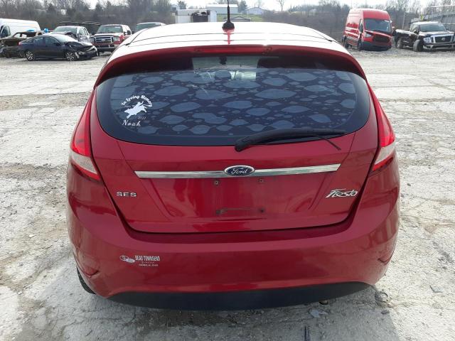 3FADP4FJ3BM214359 - 2011 FORD FIESTA SES RED photo 6