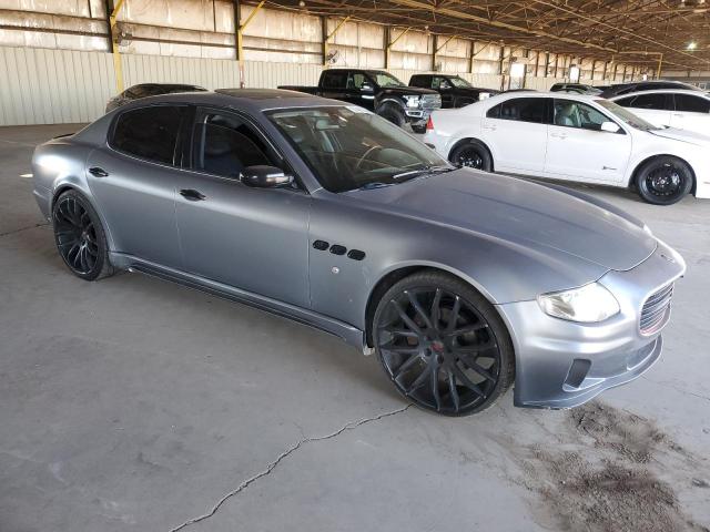 ZAMFE39A880033649 - 2008 MASERATI QUATTROPOR M139 GRAY photo 4