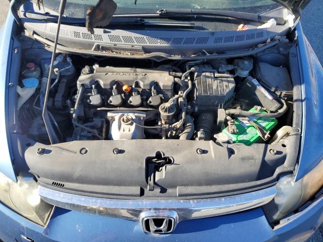 1HGFA16836L112407 - 2006 HONDA CIVIC EX BLUE photo 11