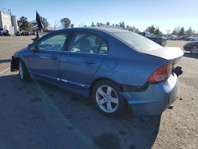 1HGFA16836L112407 - 2006 HONDA CIVIC EX BLUE photo 2