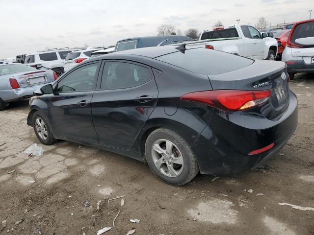 5NPDH4AE0EH534458 - 2014 HYUNDAI ELANTRA SE BLACK photo 2