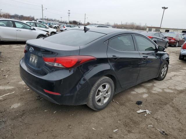 5NPDH4AE0EH534458 - 2014 HYUNDAI ELANTRA SE BLACK photo 3