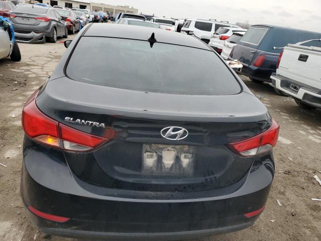 5NPDH4AE0EH534458 - 2014 HYUNDAI ELANTRA SE BLACK photo 6