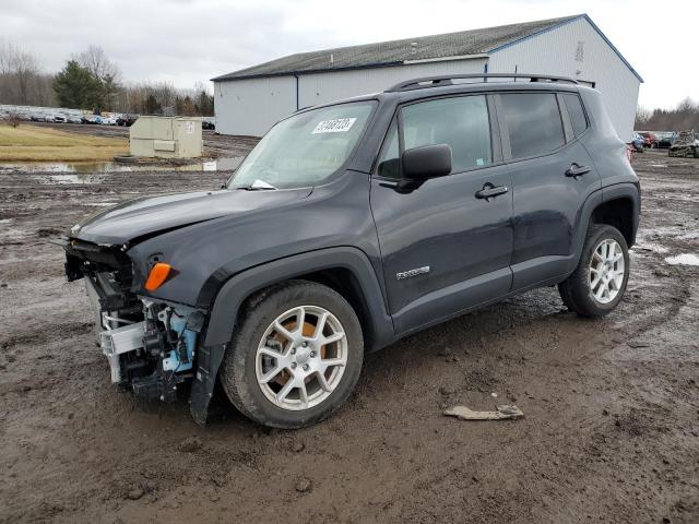 ZACNJBAB3KPJ83421 - 2019 JEEP RENEGADE SPORT Սև լուսանկար 1