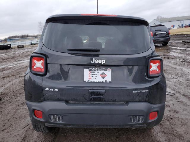 ZACNJBAB3KPJ83421 - 2019 JEEP RENEGADE SPORT BLACK photo 6