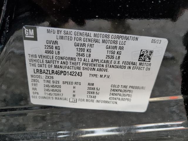 LRBAZLR46PD142243 - 2023 BUICK ENVISION PREFERRED 黑色 照片 12