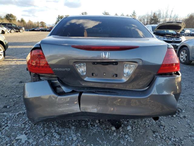 1HGCM56797A207575 - 2007 HONDA ACCORD EX GRAY photo 6