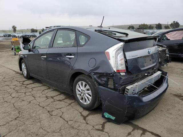 JTDKN3DP9D3031433 - 2013 TOYOTA PRIUS PLUG GRAY photo 2