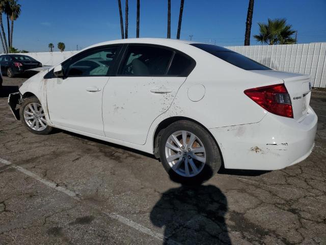 2HGFB2F8XCH575026 - 2012 HONDA CIVIC EX WHITE photo 2