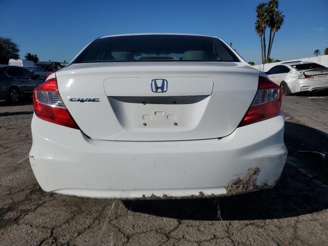 2HGFB2F8XCH575026 - 2012 HONDA CIVIC EX WHITE photo 6