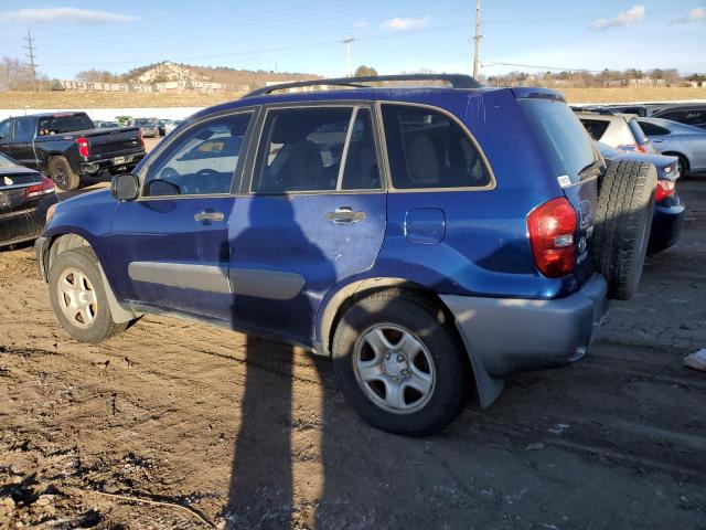 JTEHD20V746009095 - 2004 TOYOTA RAV4 BLUE photo 2