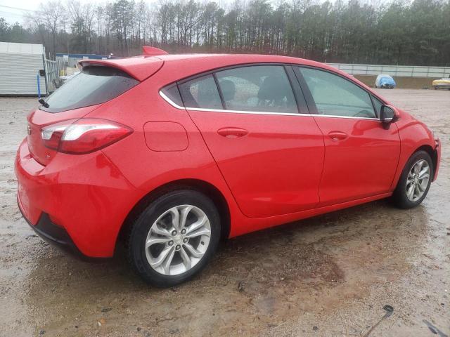 3G1BE6SM1KS611611 - 2019 CHEVROLET CRUZE LT RED photo 3