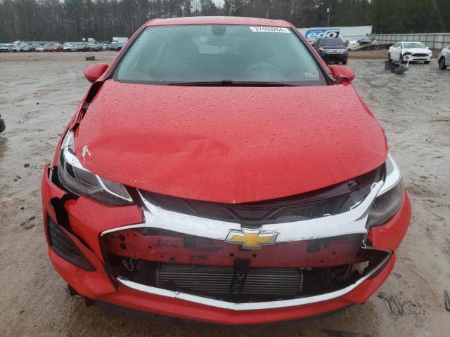 3G1BE6SM1KS611611 - 2019 CHEVROLET CRUZE LT RED photo 5