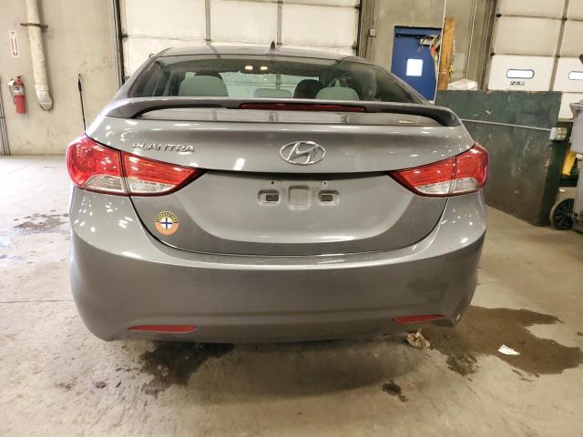 5NPDH4AE0DH335439 - 2013 HYUNDAI ELANTRA GLS GRAY photo 6