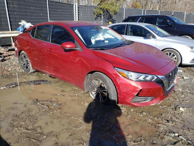 3N1AB8CVXNY261530 - 2022 NISSAN SENTRA SV RED photo 4