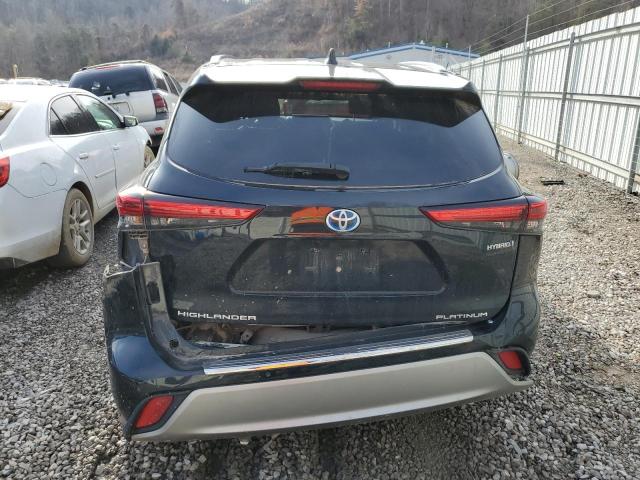 5TDEBRCH8LS011125 - 2020 TOYOTA HIGHLANDER HYBRID PLATINUM BLACK photo 6