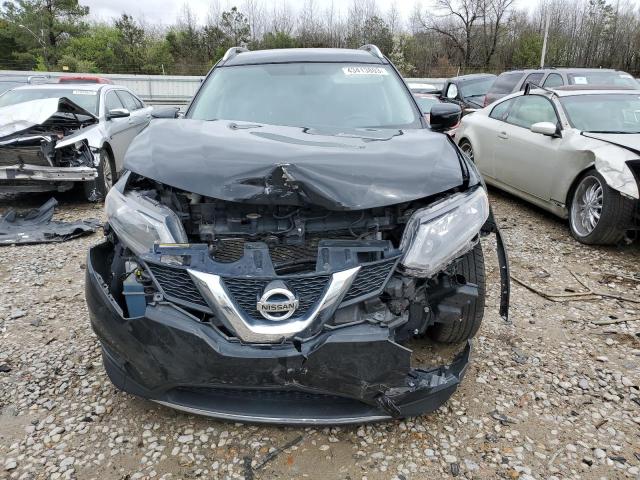 KNMAT2MVXGP596698 - 2016 NISSAN ROGUE S BLACK photo 5