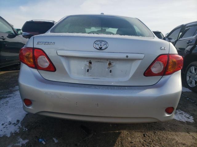 JTDBL40E199026330 - 2009 TOYOTA COROLLA BASE SILVER photo 6