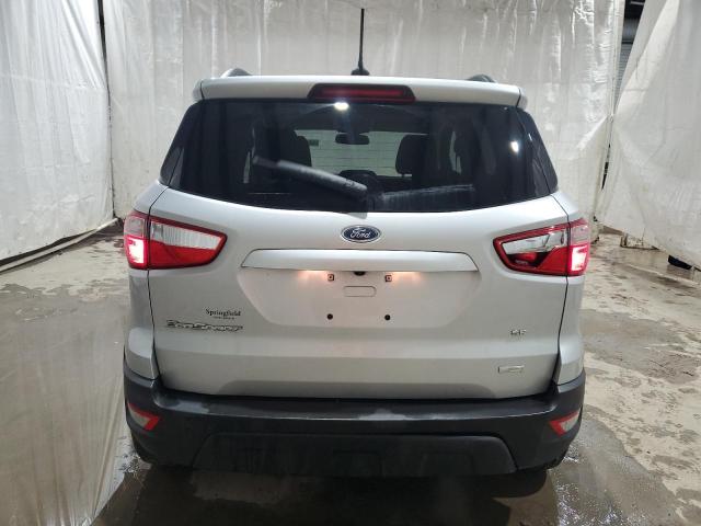 MAJ3P1TE7JC177625 - 2018 FORD ECOSPORT SE SILVER photo 6