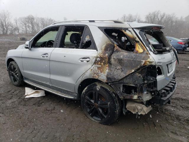 4JGDA5HB1EA270918 - 2014 MERCEDES-BENZ ML 350 4MATIC SILVER photo 2
