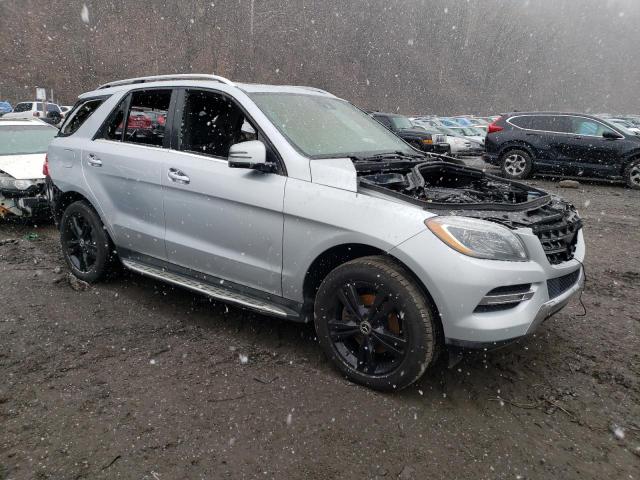 4JGDA5HB1EA270918 - 2014 MERCEDES-BENZ ML 350 4MATIC SILVER photo 4